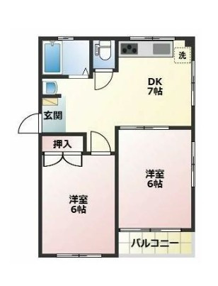 ランドフォレスト北砂の間取り|間取りです。