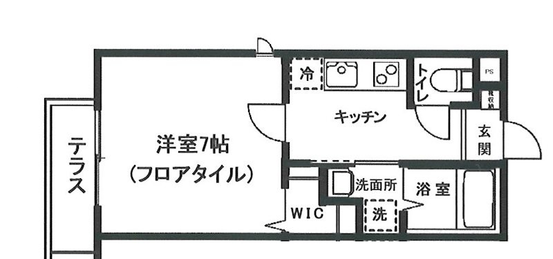 juin．T の間取り|間取りです。