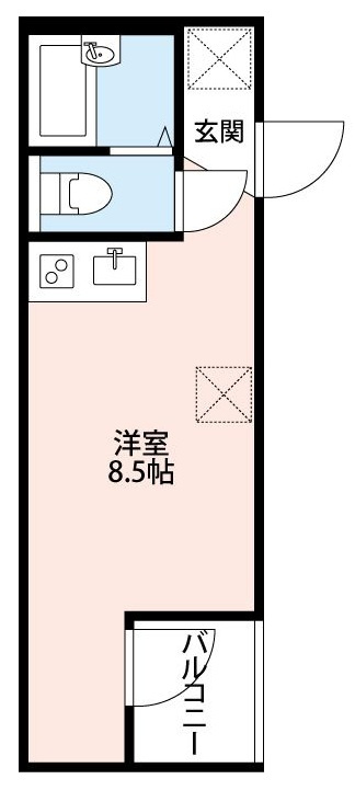 Cuore Kamataの間取り|間取りです。