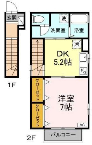 ＢｌｕｅＧｒａｓｓの間取り|間取りです。