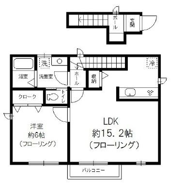 コンフォートの間取り|間取りです。