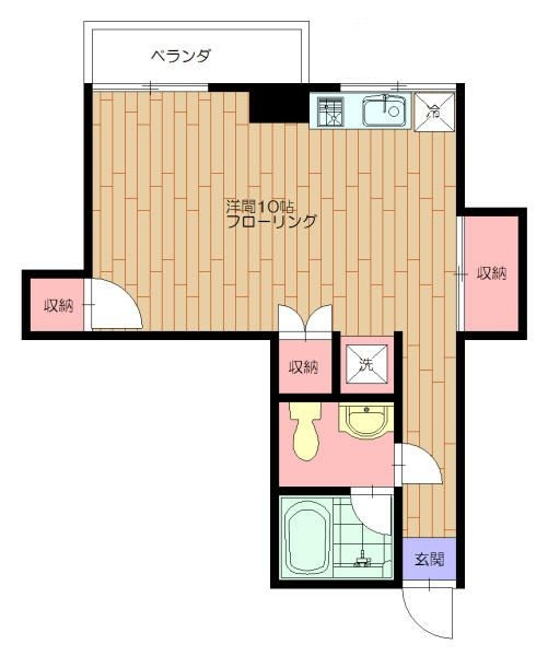 今村ビルの間取り|間取りです。