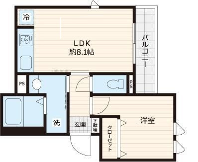 アネックス　コンフォートの間取り|間取りです。