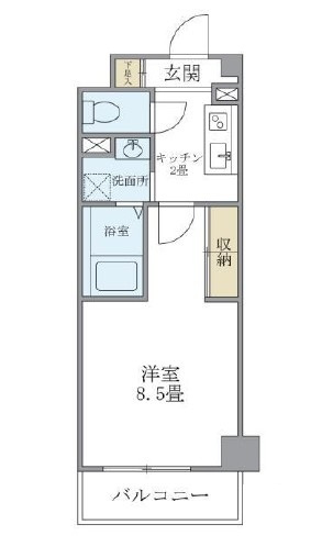 ドミール平和台の間取り|間取りです。