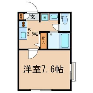 コンカドールの間取り|間取りです。