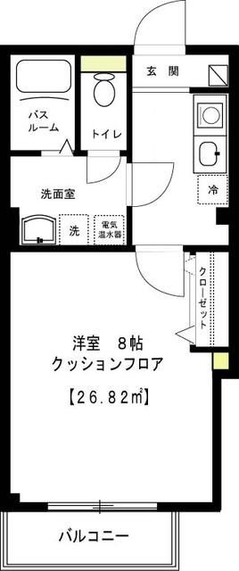 ボナールの間取り|間取りです。