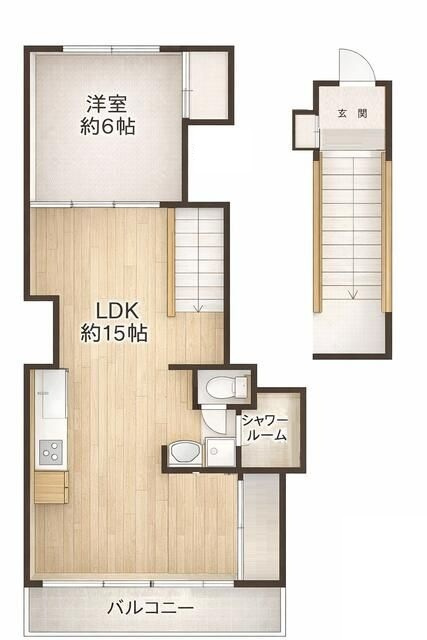 東武西新井第一サンライトマンションの間取り|間取りです。