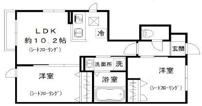 フォレストグリーン篠崎の間取り|間取りです。