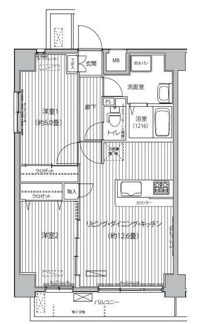 Ｐｕｒｅ　Ｌａの間取り|間取りです。