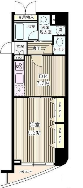 カーサ　フロラシオンの間取り|間取りです。