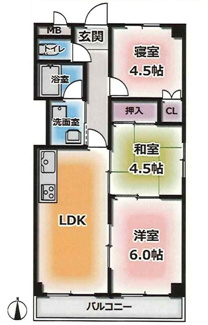 【間取り】 | サンエール板宿