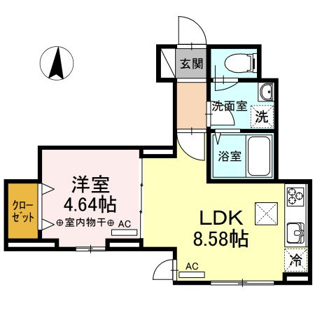 La Fleurの間取り