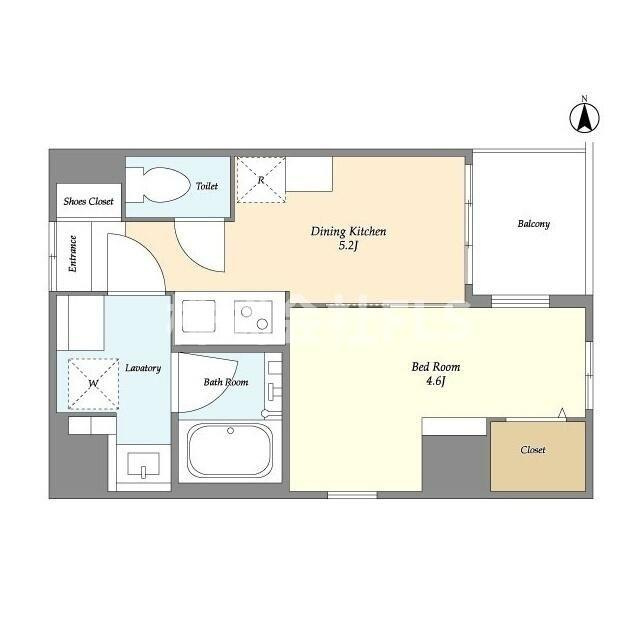 北区王子３丁目の賃貸マンションの間取り