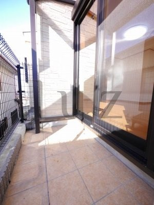横浜市南区永田南２丁目のテラスのバルコニー|日当たり良好のバルコニーです。