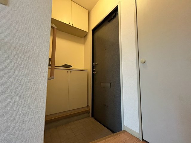 ハーモニーハイツ北野A棟の玄関