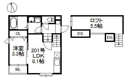 スカイピア大橋の間取り