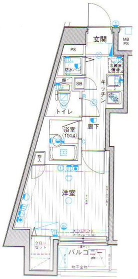 【間取り】 | パークウェル代田橋 
