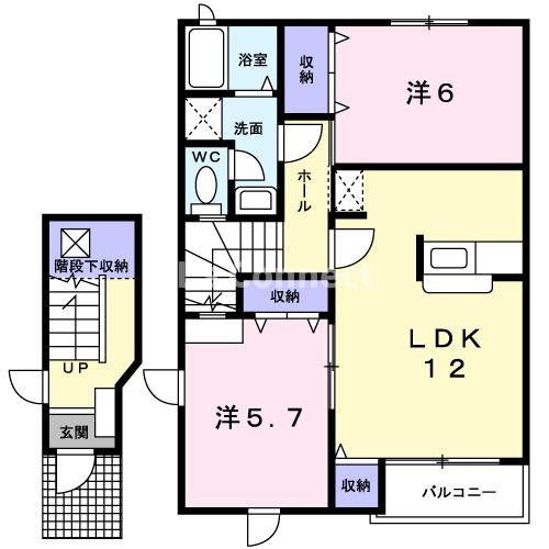 【間取り】 | セントラル・ケイＣ棟