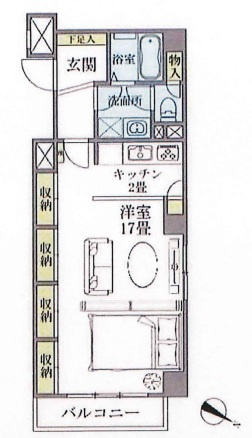 シティハイツ根津の間取り