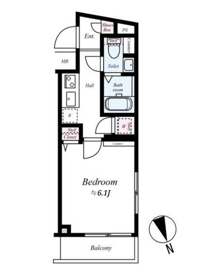 【間取り】 | クレヴィスタ方南町Ⅱ