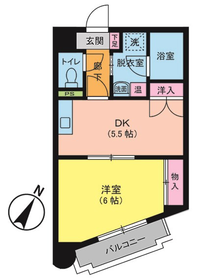 キトミ壱番館の間取り