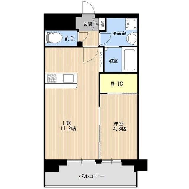 LIBTH箱崎の間取り