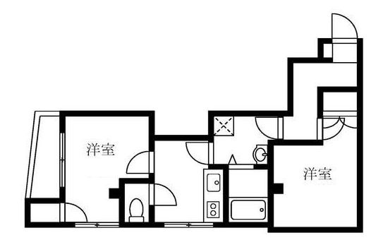 コーポ高田の間取り|間取りです。