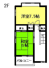テラスセガンのその他|２階間取り