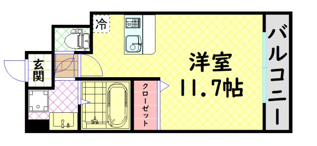 【間取り】 | アクアプレイス南堀江