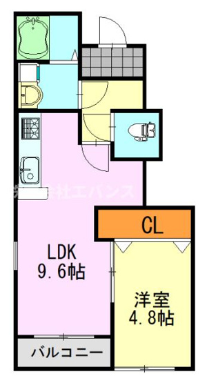 【間取り】 | アベニュー仁戸名Ⅲ