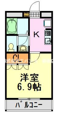 【間取り】 | ラ・カーサおゆみⅠ