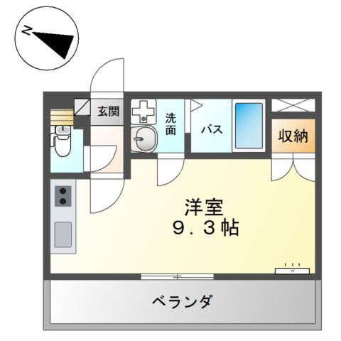 サンテームＹの間取り