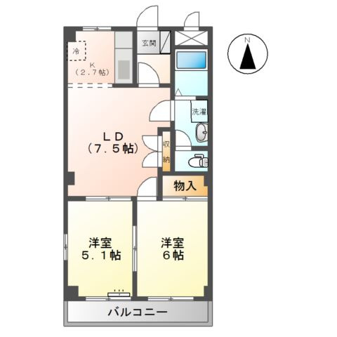 【間取り】 | クレストール蘇我