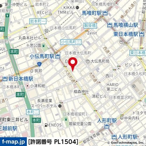 ガラ・シティ日本橋人形町の地図