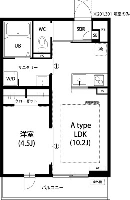 リブリ・エルミタージュの間取り