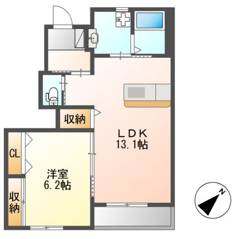 リアンの間取り