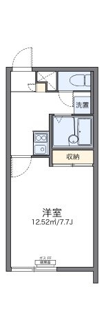 レオパレスライズ３２３の間取り