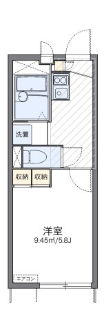 レオパレス啓の間取り