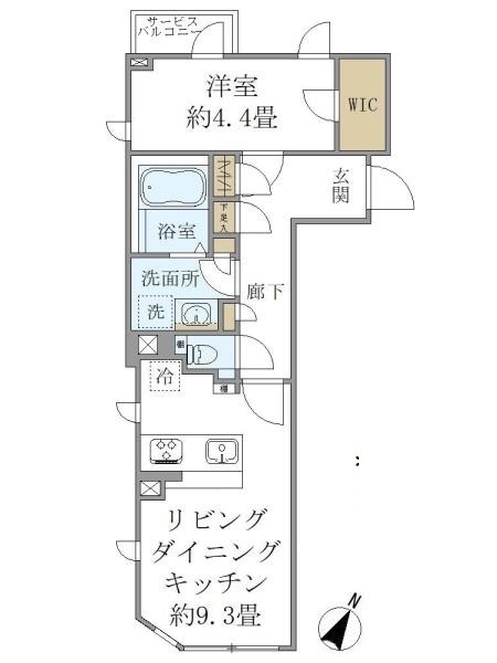 ＣＯＭＰＯＳＩＴＥ高輪の間取り