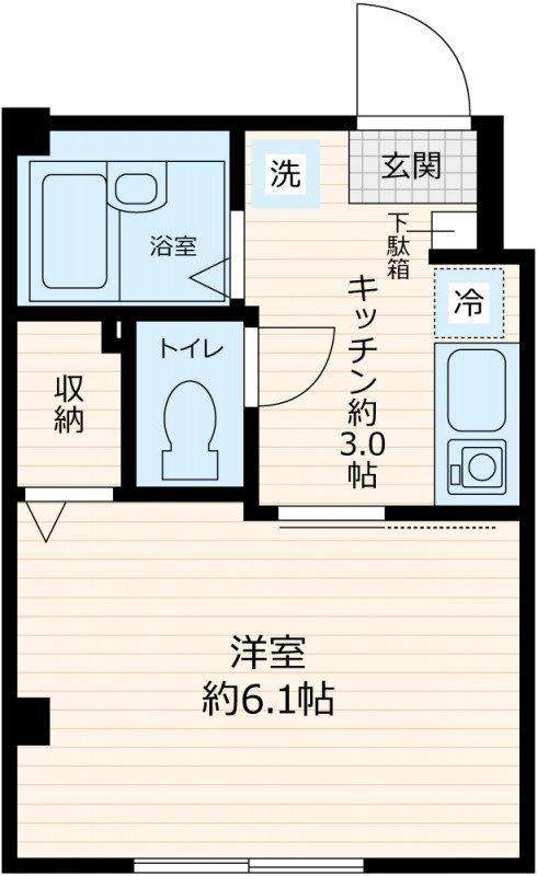 クレセール雅の間取り