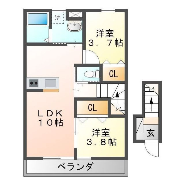 リーブルファイン則武東の間取り