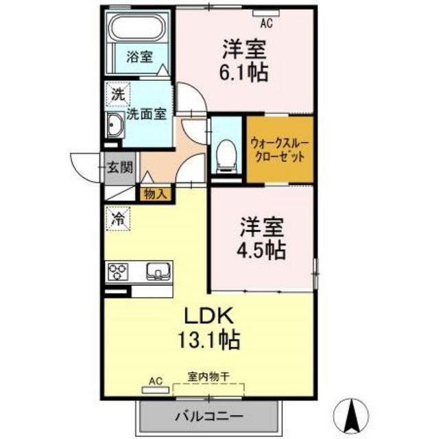 コアロードⅧの間取り