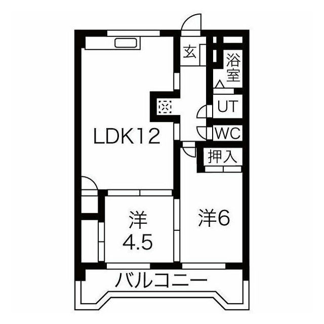 シャルム岐阜の間取り
