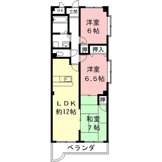 カーサ長良パークの間取り