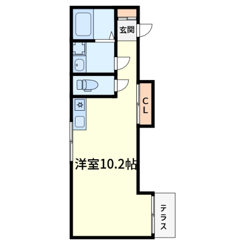 【間取り】 | rn Terrace ⾼槻（旧：F'GRACE高槻）