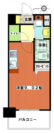 【間取り】 | ステイツ姪浜駅前
