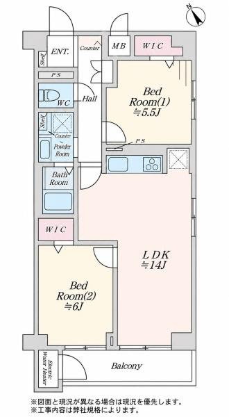 ヒルパーク横浜神の木ハイツの間取り|使い勝手の良い2LDK
お気軽にお問い合わせください。
