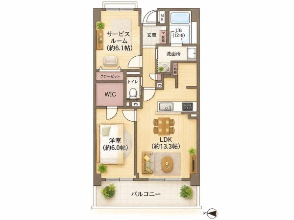 【間取り】 | リベレンス武蔵新城 | （ご見学可能ですのでお気軽にお問合せください）