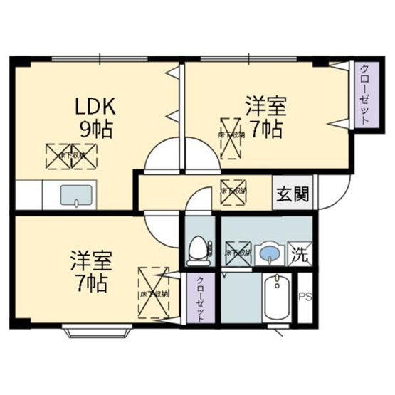 【間取り】 | ルネス桧山
