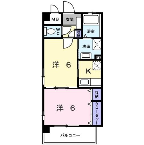 【間取り】 | ロジュマン・三央